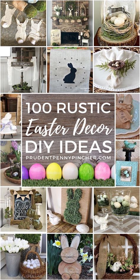 100 Diy Rustic Easter Decorations Prudent Penny Pincher