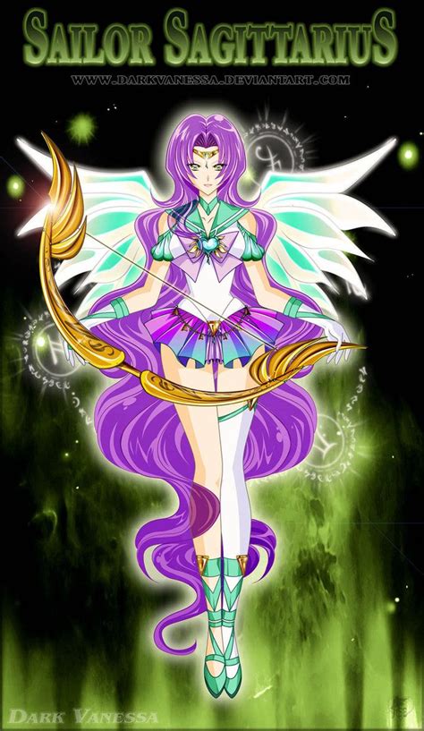 Sailor Zodiac Sagittarius By Darkvanessalust Sailor Moon Fan Art