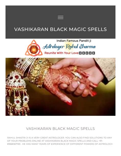 Ppt Best Vashikaran Black Magic Spells Powerpoint Presentation Free