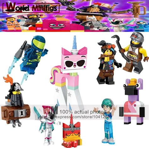 Single Movie 2 Figures Lord Bussiness Lloyd Bad Cop Batman Wyldstyle Emmet Flash Unikitty