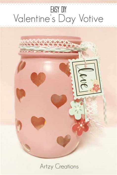 Mason Jar Valentine Geschenk Ideen How To Make Red Valentine Jars