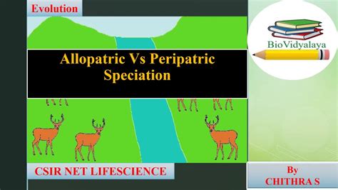 Allopatric Vs Peripatric Speciation Evolution Csir Net Lifescience