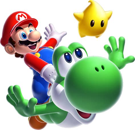 Image Super Mario Galaxy 2 Mario Yoshi Lumapng Mariowiki The