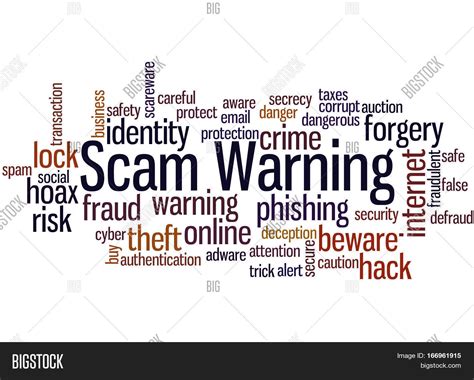 Scam Warning Word Image And Photo Free Trial Bigstock