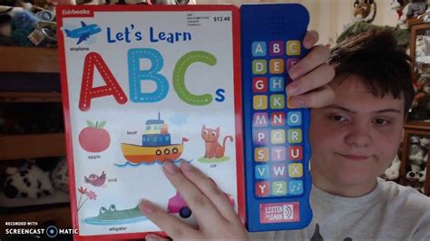 Lets Learn Abcs Sound Book Youtube