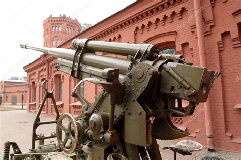 Soviet Anti Aircraft Gun Of The Second World War Stock Photo By