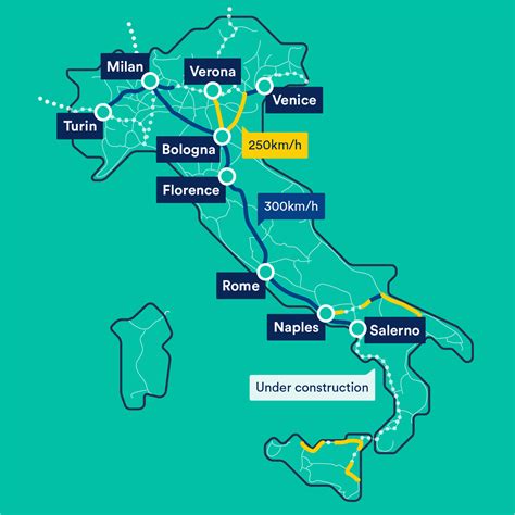 Map Italy Trains Secretmuseum