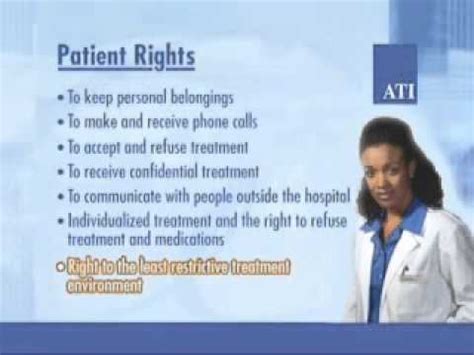 This information is available to all patients in our outpatient practices. Basic Concepts: Patient's Rights - YouTube