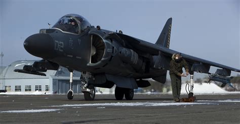 Have Usmc Av 8b Harrier Jump Jets Deployed To Chitose Air