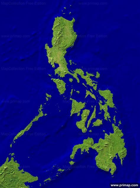 Map Philippines Satellite Borders 1187x1600png 1187×1600