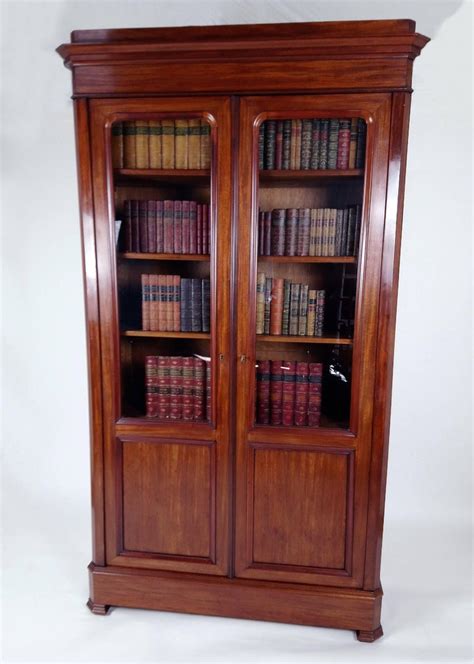 1,158 followers · home improvement. 19th Century French Mahogany Library Flat Pack Bookcase ...
