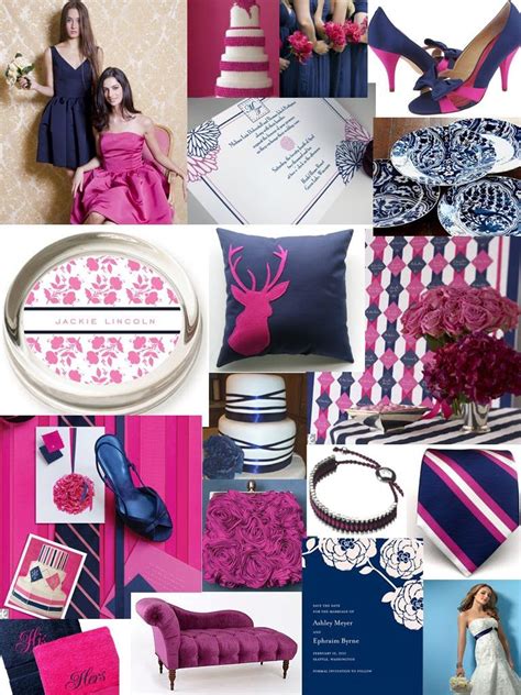 Does hot pink and navy blue match. Pink & Blue | Summer wedding colors, Navy pink weddings ...