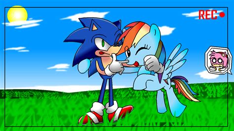 1987902 Crossover Rainbow Dash Safe Sonic The Hedgehog Sonic The Hedgehog Series