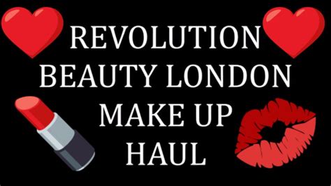 Revolution Beauty London Make Up Haul Iamacreator Youtube