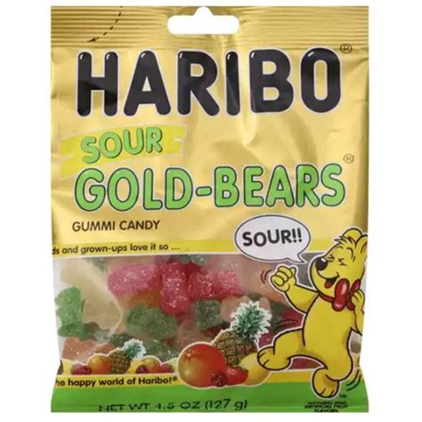 Haribo Gummi Sour Gold Bears