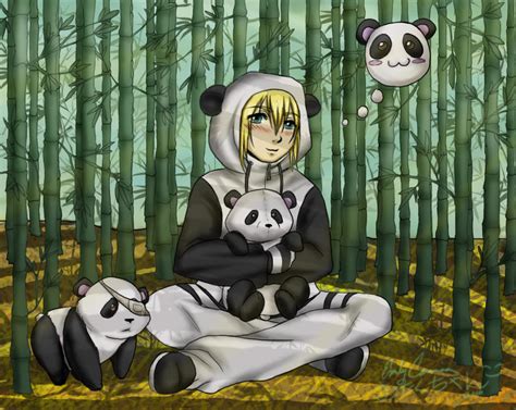 Shin The Panda Boy Color By Otakuec On Deviantart