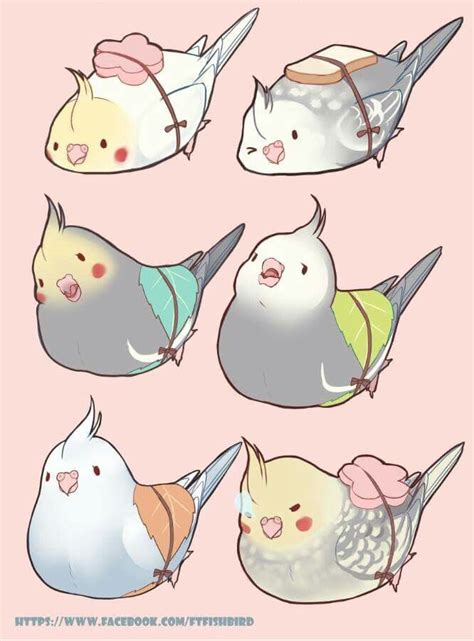 Cute Anime Birds