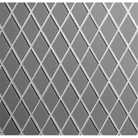 Ws Tiles Value Series 15 Diamond Glass Mosaic Tile In Dark Gray 6
