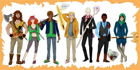 The Seven Heroes From The Sword Of Summer By Mrskanda On Deviantart