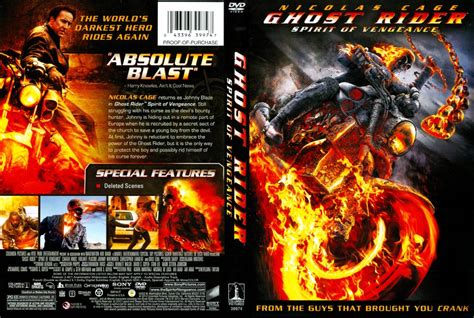 Ghost Rider Spirit Of Vengeance Movie Dvd Scanned Covers Ghost