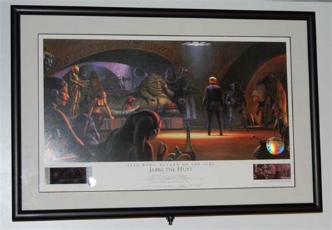 Framed Vintage Star Wars Return Of The Jedi Print By Ralph Mcquarrie At The Court Of