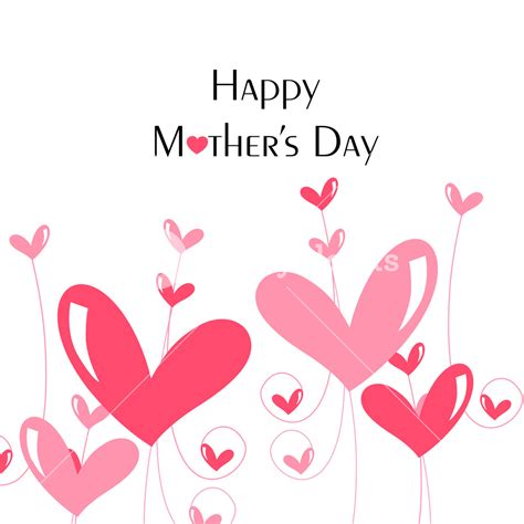 Happy Mothers Day Celebrations Greeting Card Design Royalty Free Stock