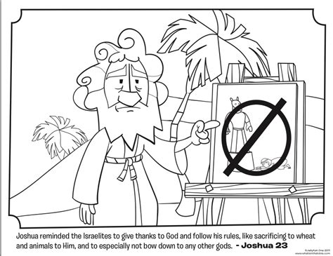 So i'm excited to share a new one with you today! Joshua - Bible Coloring Pages | What's in the Bible ...