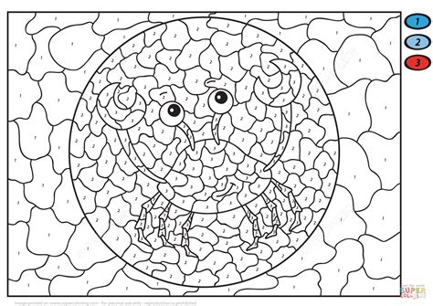 Coloring Pages : Supercoloring Numbers Beautiful - Coloring Pages