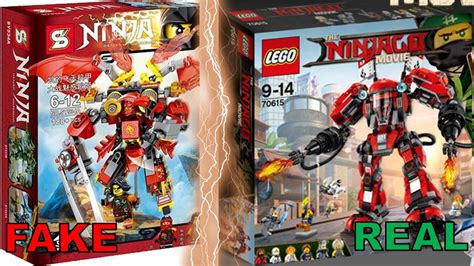 All Lego Ninjago Fake Sets Vs Real Sets 2011 2018 Youtube