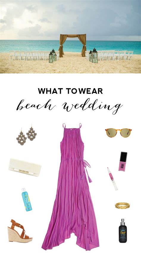 The most common beach wedding outfits for men include slacks or chinos, a button down shirt, and a suit jacket or blazer for a formal ceremony. What to Wear to a Wedding - Bridal Musings Wedding Blog