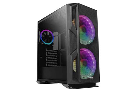 Usb2.0 port and hd audio ports is an ideal solution for any home user Antec NX 800 Mid Tower Gaming Cabinet - PCMonster.in India