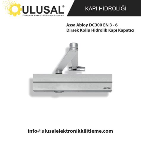 Assa Abloy Dc En Dirsek Kollu Hidrolik Kap Kapat C