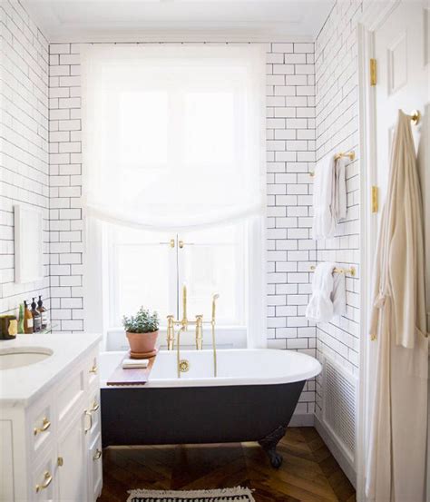 Decorating with white can help a small bathroom feel larger. OSBP at Home: Small Bathroom Renovation Inspiration