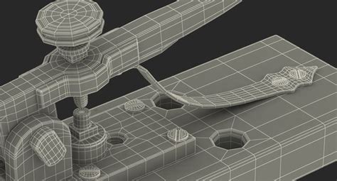 Antique Telegraph Key Model Turbosquid 1337489