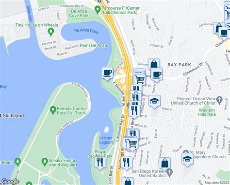Mission Bay San Diego Map Maps For You