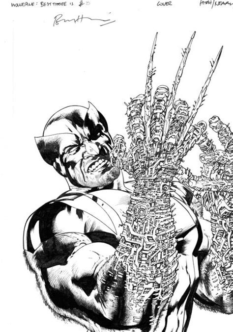 Wolverine By Bryan Hitch Bryan Hitch Art Inspiration Drawings