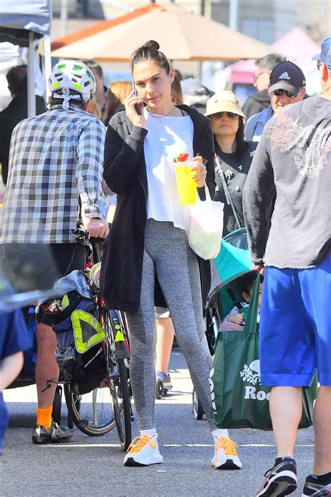 Want to discover art related to galgadot? gal gadot enjoys a day with her kids at the farmer's ...