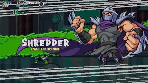 Teenage Mutant Ninja Turtles Shredders Revenge Shredder Boss Fight
