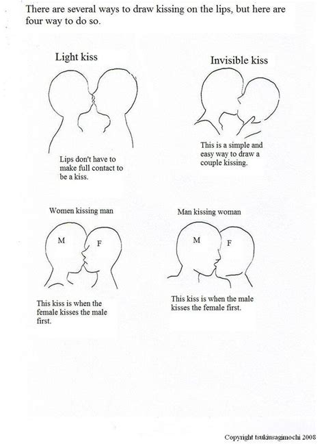 How to draw anime people kissing.kissing is a way of couple to express their love for each other. Drawing Romance 4 Kiss part 1 by tsukiusagimochi on ...