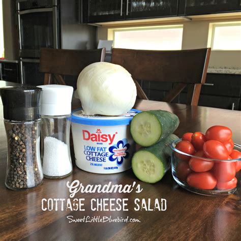 Grandmas Cottage Cheese Salad Sweet Little Bluebird