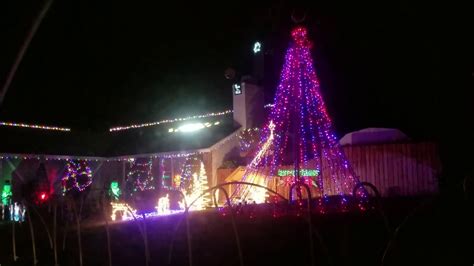 Palmdale California Christmas Light Show Youtube