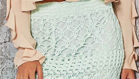 Free Crochet Maxi Lace Skirt Pattern