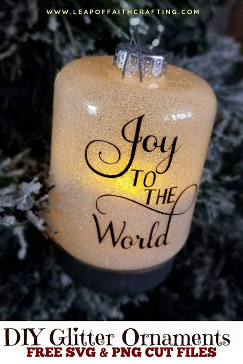 How To Make Easy Diy Glitter Ornaments With Dollar Tree Plastic