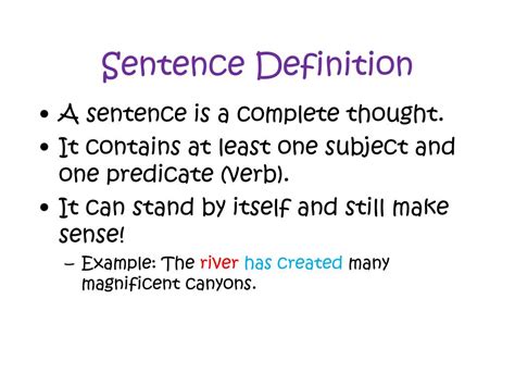 Ppt Sentences Powerpoint Presentation Free Download Id2569958