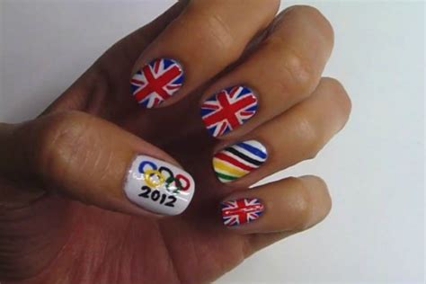 olympic manicure olympic nail art