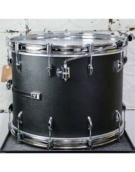 Asba Super Simone Studio Drum Kit 22 12 16in Black Tolex Timpano