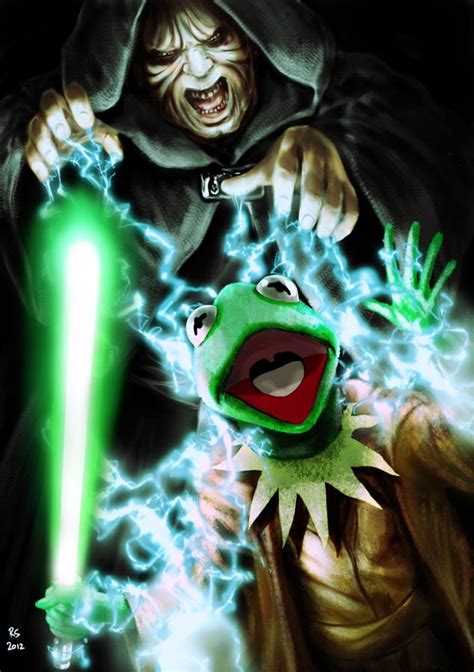 The Emperor Vs Jedi Kermit By Robert Shane On Deviantart