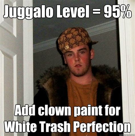 Juggalo Level 95 Add Clown Paint For White Trash