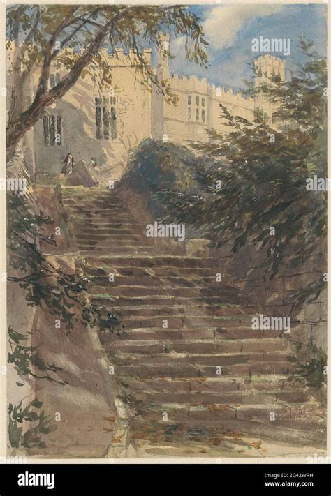 Garden Staircase At Haddon Hall Derbyshire Stock Photo Alamy