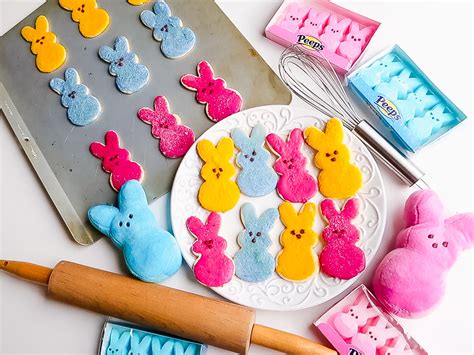 Easter Cookies How To Make Peeps Bunnies Cutout Cookie Recipe